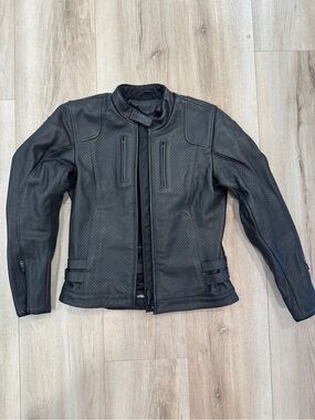 NWOT Alpinestars Women's Stella Perforated Leather Motorcycle Jacket